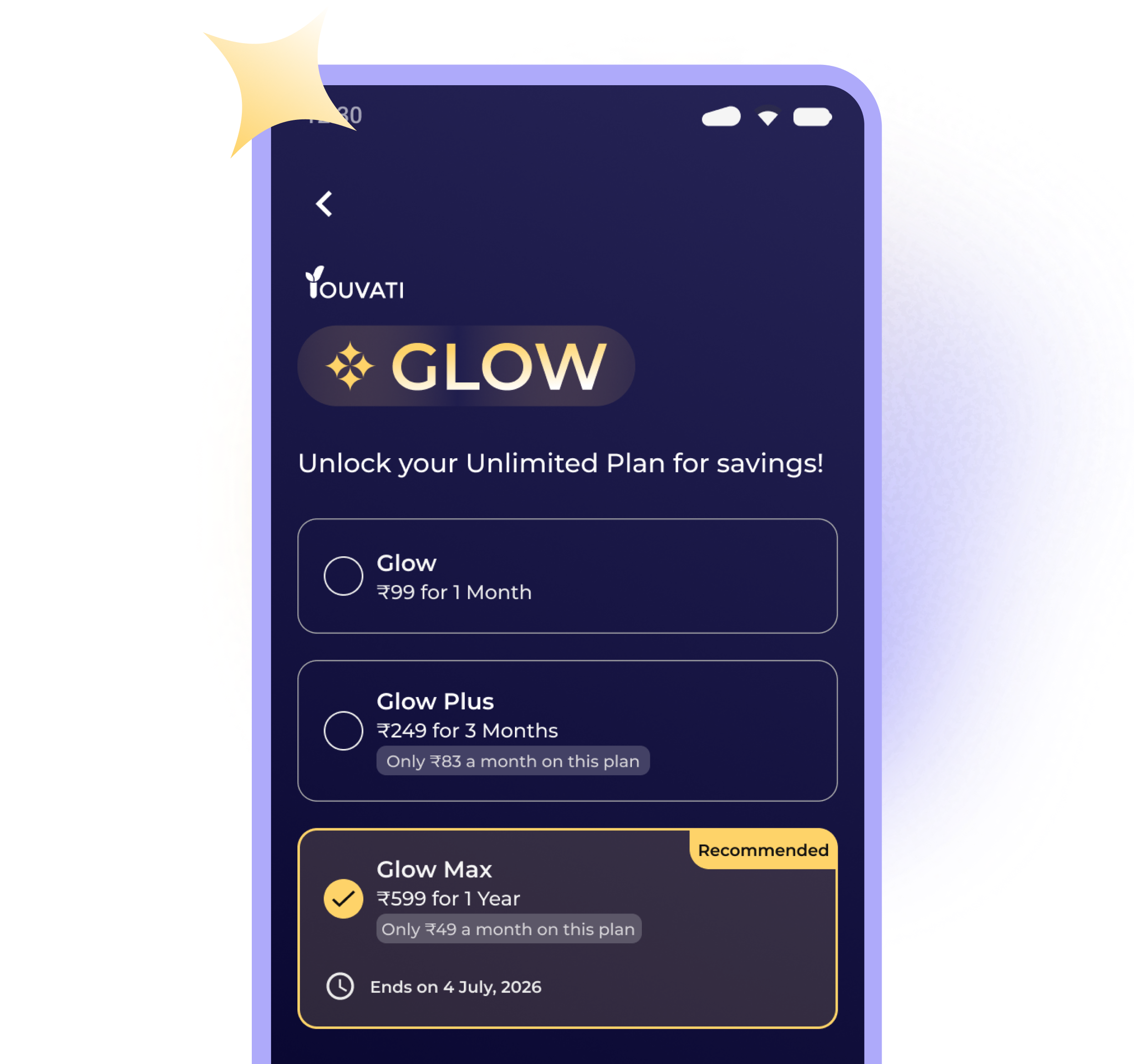 Glow mock